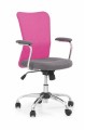 Krzesło-do-biurka-dla-dziewczynki-róż