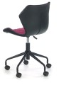 Tył-krzesło-obrotowe-różowe-z-czarnym