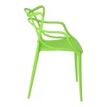 Bok-zielonego-nowoczesnego-krzesła