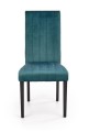 Przód-tapicerowanego-zielonego-krzesła