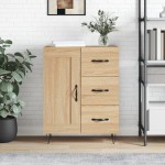 Komoda w stylu loft na nóżkach sonoma