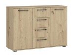 Komoda na ubrania i dokumenty dąb artisan