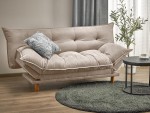 Rozkładana sofa z regulowanymi podłokietnikami