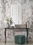 Lustro ścienne w czarnej ramie 120 cm