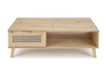 Stolik kawowy z szufladą artisan boho