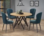 Industrialny stół okrągły do jadalni 120 cm loft