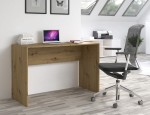 Młodzieżowe biurko szkolne 120 cm dąb artisan