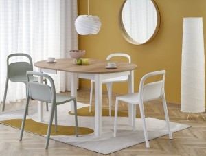 Okrągły rozkładany stół kuchenny 102 cm