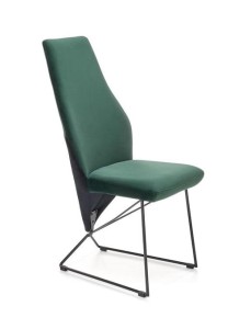 Eleganckie zielone krzesło do jadalni