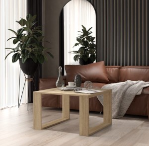 Stolik kawowy kwadratowy loft sonoma