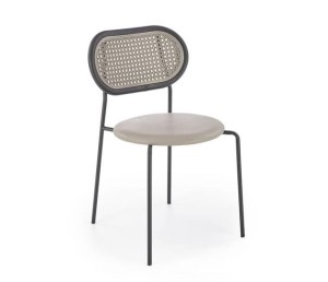 Minimalistyczne szare krzesło