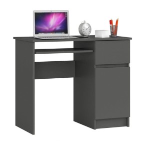 Małe biurko z szafką i szufladą na klawiaturę