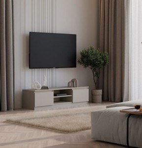 Stolik pod telewizor 140 cm glina