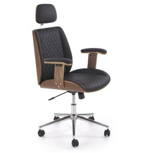 Designerski fotel biurowy z podłokietnikami