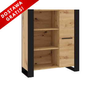 Szafka biurowa loft półka na książki artisan