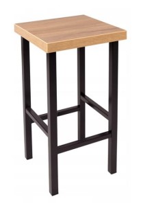 Loftowy stołek barowy 60 cm hoker kuchenny