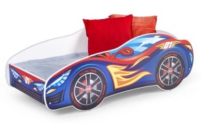 Łóżko dziecięce auto z materacem wyścigówka