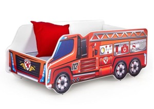 Łóżeczko dla dzieci wóz strażacki