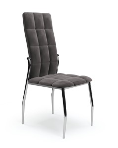 Eleganckie szare krzesło kuchenne glamour