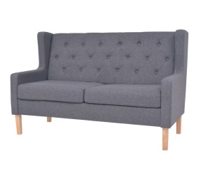 Nowoczesna szara sofa w stylu scandi 140 cm