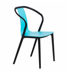 Niebieskie krzesło kuchenne, konferencyjne polipropylen