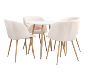 Krzesła kuchenne z okrągłym stołem ⌀90 cm