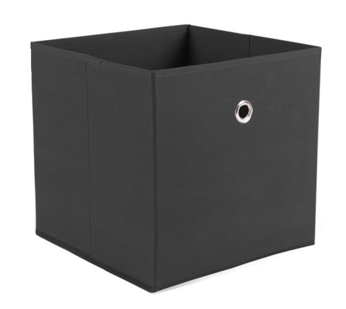 Czarny-pojemnik-materiałowy-szuflada
