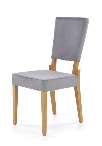 Stylowe-krzesło -tapicerowane-popiel
