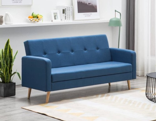 Niebieska-rozkładana-sofa