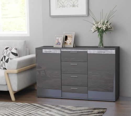 Szara-komoda-w-wysokim-połysku