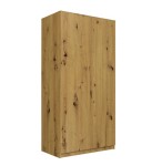 Dwudrzwiowa szafa na ubrania dąb artisan