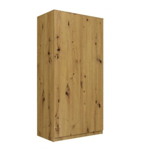 Dwudrzwiowa szafa na ubrania dąb artisan
