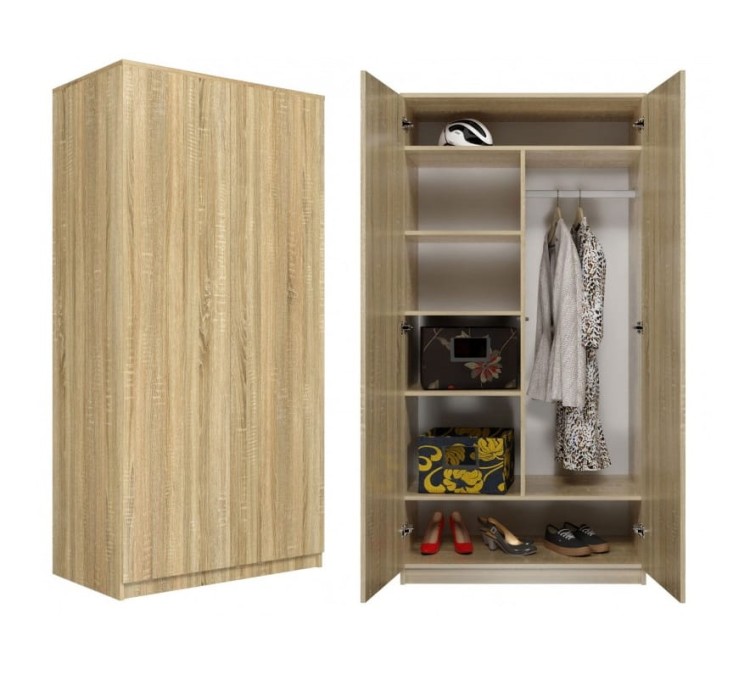 Szafa-z-półkami-dąb-sonoma