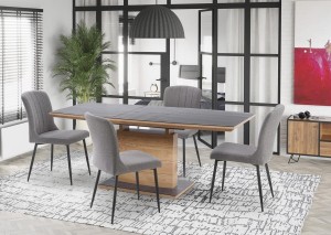 Duży prostokątny stół gabinetowy rozkładany 140cm