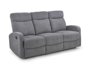 Rozkładana szara sofa do salonu trzyosobowa