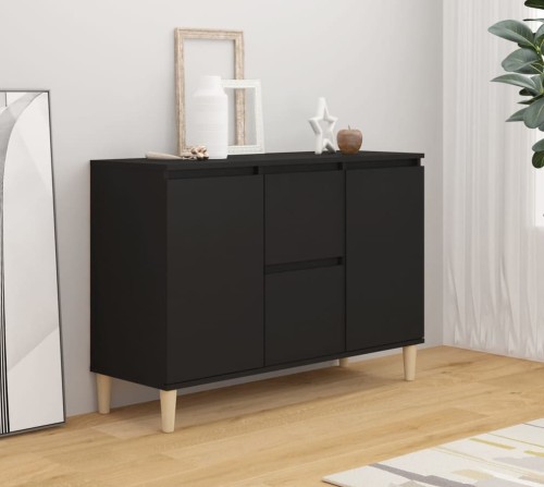 Elegancka-czarna-komoda