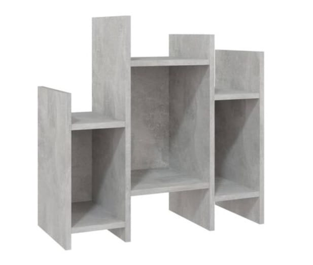 Półka-na-książki-szarość-betonu