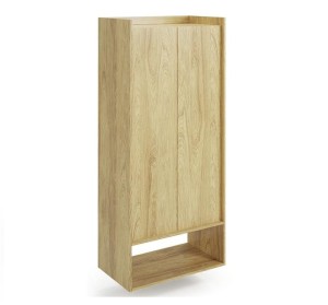 Modułowa szafa na ubrania z wieszakiem i półką