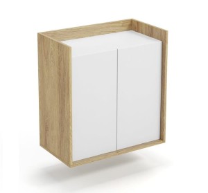 Szafka modułowa do biura z białymi frontami