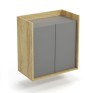 Biurowa-szafka-modułowa-szary-front