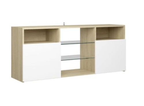 Komoda-pod-telewizor-sonoma-z-białym