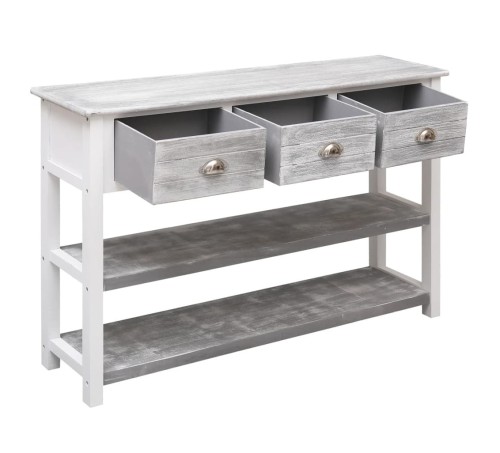 Konsola-z-szufladami-półkami
