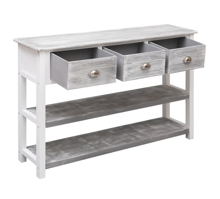 Konsola-z-szufladami-półkami
