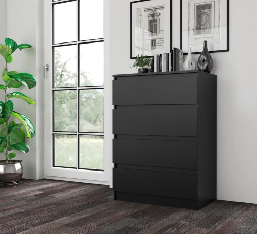 Czarna-szafka-z-szufladami