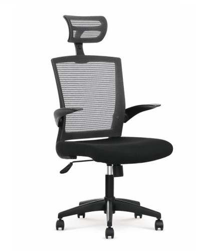 Fotel-obrotowy-siatka-czarny