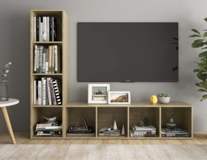 Szafka RTV dąb sonoma regał na książki