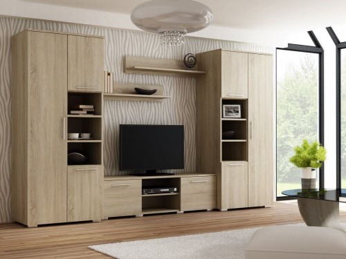 Meblościanka-z-szafami-sonoma