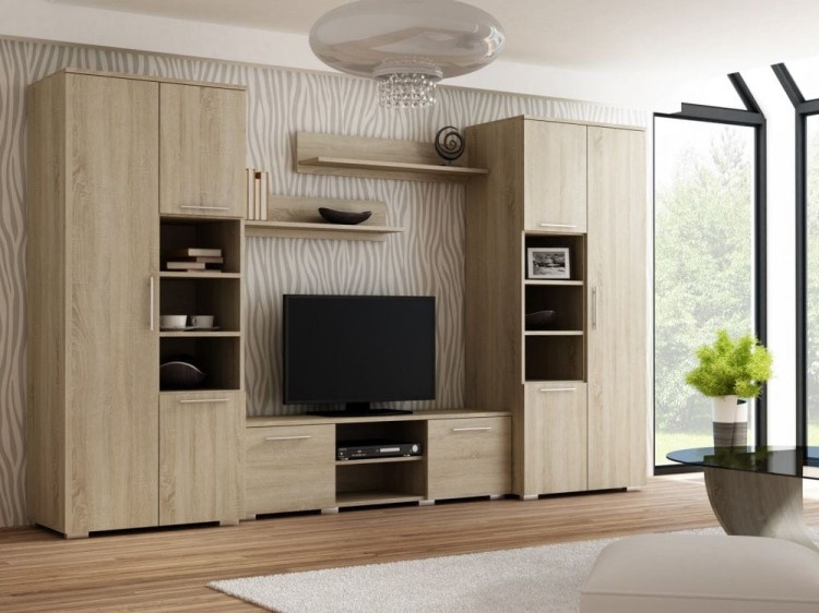 Meblościanka-z-szafami-sonoma