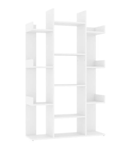 Biała-półka-na-książki-regał