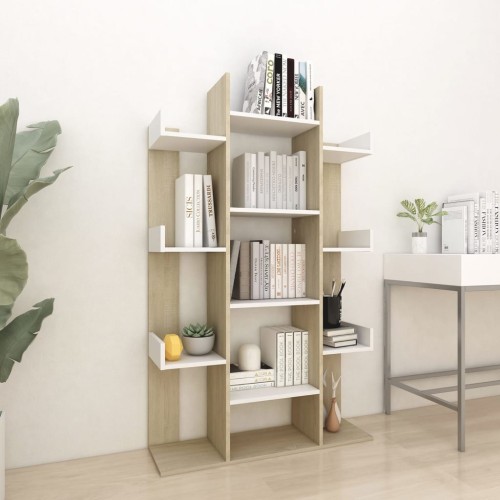 Dwukolorowy-regał-na-książki